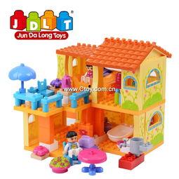 成人积木拼房子教程视频